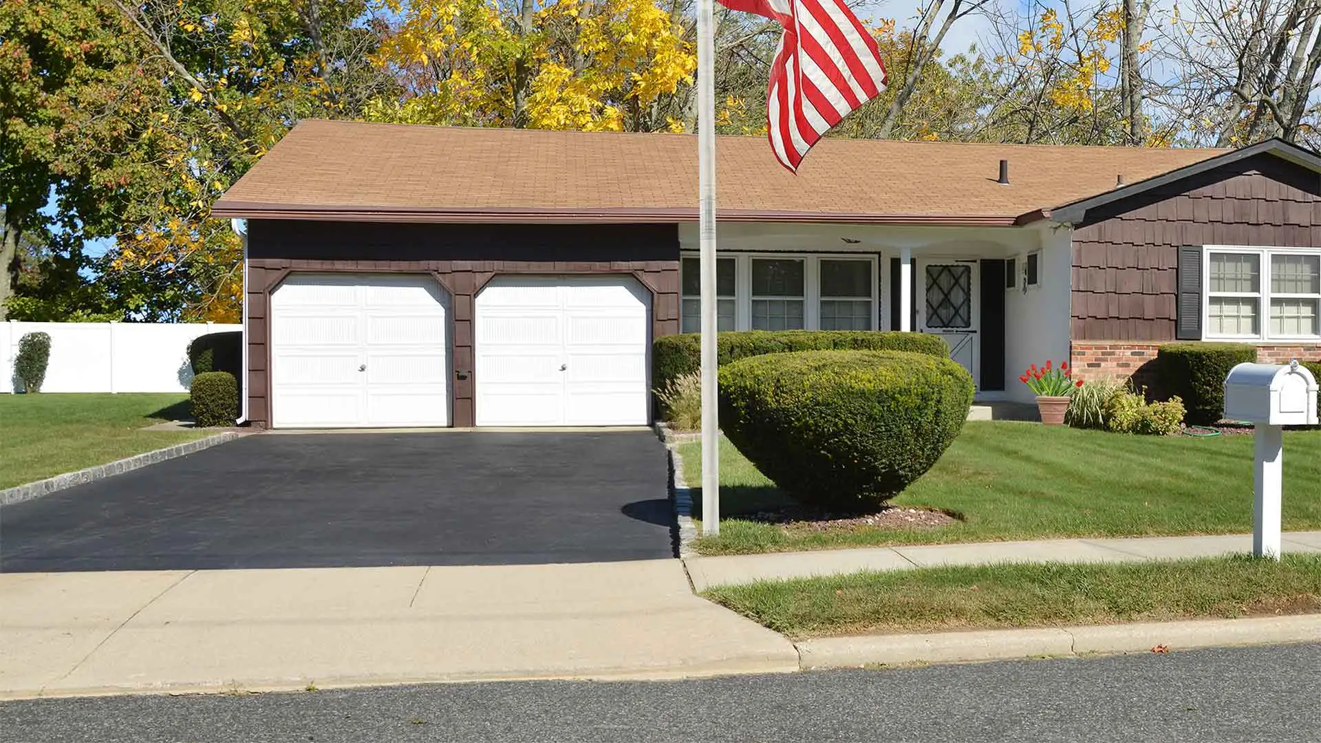 Paved driveway at home in , MD.