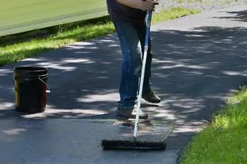 Asphalt or blacktop seal coating in Anne Arundel County, MD.